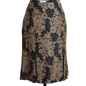 Ann Taylor Silk And Wool Blend Pleated Skirt - 2P